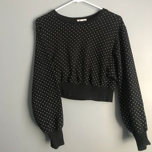 Garage Polka Dotted Sweat Shirt